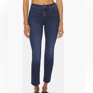 MOTHER Dazzler Mid Rise Straight Jeans